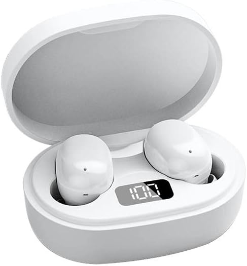 DX-05 True Wireless Earbuds – Premium Sound Quality, Lightweight Comfort, and IPX5 Waterproof Design with Bluetooth 5.3 Connectivity for Seamless Audio Experience – Ideal for Fitness, Calls, and Everyday Use (Black)