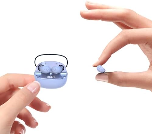 T10 Mini Wireless Bluetooth Earbuds for Small Ears – Ultra-Discreet Design with 24-Hour Battery Life, IPX5 Waterproof Durability, Bluetooth 5.4 Connectivity, and Dynamic Sound – Ergonomic Fit for Active Lifestyles and Unmatched Comfort