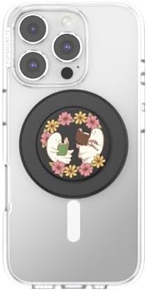 Mag Safe-Compatible Pop Socket Phone Grip & Stand – “Curled Up with a Good Book” – Secure Magnetic Hold for Hands-Free Viewing, Effortless Wireless Charging, Lightweight Portable Design, Ideal for Streaming & Reading