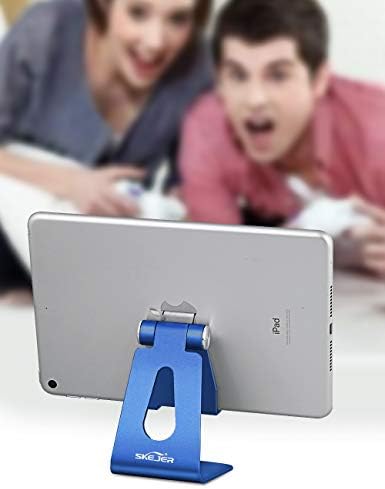 Adjustable Cell Phone Stand, Phone Holder,Tablet Stand Dock,Aluminum Desktop Compatible with iPhone 12 iPad,Samsung Galaxy,Google All Smart Phone/Tablets Under 10 in-Rose Gold + Royal Purple – Enhanced Compatibility and Speed