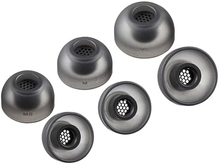 Enhance Your Audio Experience with AZLA Sedna Earfit MAX TWS Earbud Tips (S/MS/M) – Premium Noise-Canceling Silicone Eartips in Dark Gray for Ultimate Comfort and Sound Isolation, Perfectly Compatible with Sony, Samsung, and Sennheiser Wireless Headphones