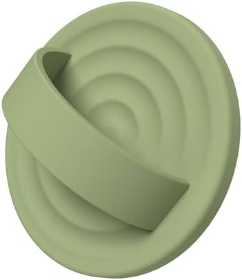 Revolutionary Magnetic Phone Ring Grip Holder – Ergonomic Silicone Finger Loop for i Phone Pro Max/Plus, 12/13/14/15/16 Series – Compatible with Mag Safe – Oat Color Enhances Aesthetics and Comfort – 360-Degree Rotation for Effortless Use – Secure Your Device with Style and Stability – Essential Smartphone Accessory for Unmatched Usability and Convenience