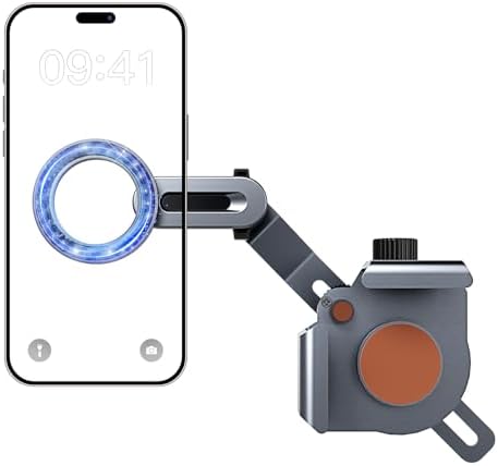 Transform Your Tesla Experience with the Premium Mag Safe Phone Mount – Innovative Magnetic Holder for Models 3/Y/S/X/Cybertruck – 360° Adjustable Alloy Stand with Powerful N52 Magnet & Protective Silicone Pad – Stylish Sky Grey Finish for Seamless Aesthetic – Universal Smartphone Compatibility for Enhanced Driving Safety and Convenience