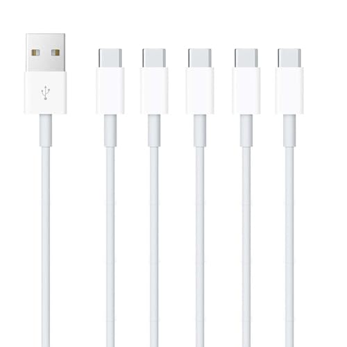 4 Pack Carplay USB A to USB C Cable for iPhone 16E 15 16, 16 Pro Max, 16 Plus Car Charger, iPad Pro 12.9/11, iPad 10 Generation, iPad Air 5 Generation/4 Gen, Mini 6 Generation Car Fast Charging Cord – Enhanced Compatibility and Speed