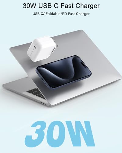 30 W USB-C Fast Charger for Mac Book & i Phone – Universal Power Adapter for Enhanced PD 3.0 Charging – Compact Travel Design with Overcurrent Protection – Safe Power Supply for Apple Devices – Ideal Replacement Charger for Mac Book Air & Pro – Versatile Compatibility with i Pad Pro, Air, Mini – Foldable & Lightweight for On-the-Go Use – Efficient Charging Block with Flame-Resistant Materials – Perfect for Modern Professionals Seeking Reliability – Get High-Speed Power Anywhere with Built-In IC Technology – Experience Ultimate Convenience with a Charger That Fits in Your Bag – Comprehensive Safety Features Certified by UL/CE/FCC – Your Go-To Solution for Fast and Safe Charging of All USB-C Devices.