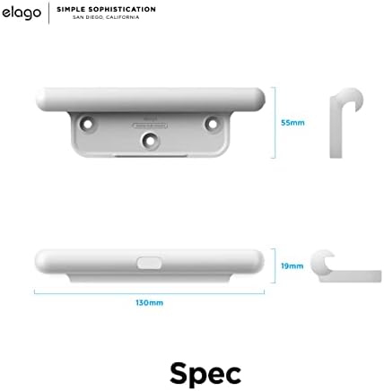 Elevate Your Smart Home with the Elago Wall Mount for i Pads – Stylish and Functional Tablet Stand with Scratch-Free Protection, Effortless Installation, and Integrated Cable Management – Compatible with Mini, Air, and Pro Models for Seamless Home Kit Integration and Enhanced Aesthetics