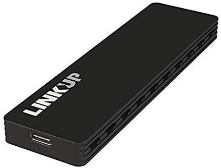 LINKUP NVMe M.2 SSD to USB-C Adapter | High-Speed 10 Gbps Aluminum Enclosure for Windows & Mac | PCIe Gen3 x2 Compatibility for Samsung 960/970 EVO/PRO, WD Black, Intel | Portable Data Transfer Solution with Plug-and-Play Convenience