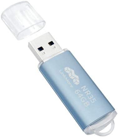 Maximize Your Data Storage with Link More 64 GB EJECT32 USB Flash Drive – 5-Pack High-Speed Retractable Memory Sticks for Effortless File Transfers on PC, Mac, Laptops, Car Audio & Smart TVs – Plug & Play Convenience with Durable Design