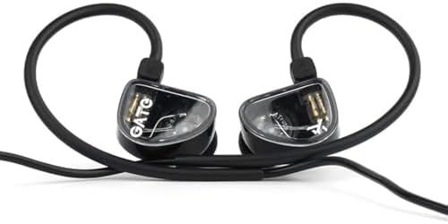 Experience Unmatched Audio Clarity with Fanmusic TRUTHEAR GATE Dynamic Driver In-Ear Headphones – Sleek Black Design, Detachable 0.78 mm 2-Pin Cable, and Integrated Microphone for Seamless Connectivity and Comfort, Perfect for Audiophiles and Everyday Listeners – Elevate Your Music Journey Today