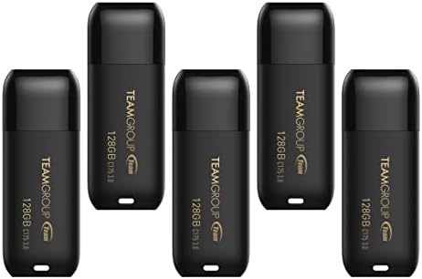 Maximize Your Data Storage with TEAMGROUP C175 128 GB USB Flash Drives – High-Speed Dual Pack for Effortless File Management and Compatibility Across All Devices, Stylish Matte Black Design for Professionals and Creatives, Reliable Performance Up to 100 MB/s, Perfect for Backups and On-the-Go Storage Solutions