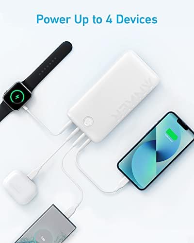 Ultra-Powerful Anker 40,000 m Ah Portable Charger – 30 W USB-C Power Bank for Fast Charging Mac Book, i Phone 15/14/13 Series, Samsung Galaxy, and More – Multi-Device Compatibility for Travelers and Professionals – Sleek, Lightweight Design for Ultimate Portability and Reliability