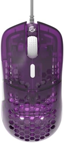 Gwolves Hati HTS Ultralight Honeycomb Wired Gaming Mouse – 48 g Precision with 16,000 DPI Sensor, Low Latency, Anti-Interference, 6 Customizable Buttons, On-Board Memory for PC/Mac/Laptop – Stardust Golden Small Edition for Maximum Speed and Comfort