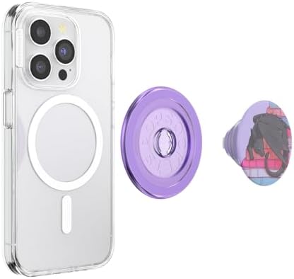Mag Safe-Compatible Pop Socket Phone Grip & Stand – “Curled Up with a Good Book” – Secure Magnetic Hold for Hands-Free Viewing, Effortless Wireless Charging, Lightweight Portable Design, Ideal for Streaming & Reading