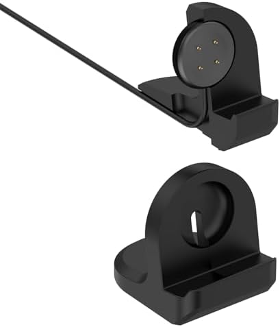 Elegant White Charging Dock for Google Pixel Watch 3/2 – Effortless Cable Management for a Neat Nightstand – Sturdy Silicone Base for Ultimate Stability – Rapid Type-C Charging for Hassle-Free Overnight Power – Perfect Addition for an Organized Lifestyle and Enhanced Smartwatch Accessibility