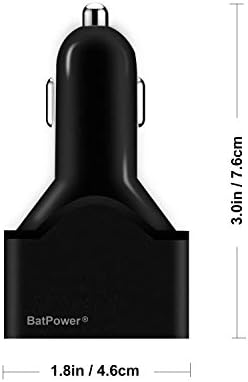 High-Power 120 W USB-C Car Charger for Laptops – Fast Charging Compatible with Mac Book Pro, HP, Dell, Razer, and Surface – Dual USB QC3.0 Output, 12 V-24 V Auto Power Supply with 59-Inch Cables – Reliable Vehicle Charger for On-the-Go Efficiency