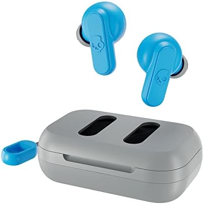 Skullcandy Dime 2 Bluetooth Wireless Earbuds – Noise-Isolating Audio with 12-Hour Battery Life, Integrated Microphone for Hands-Free Calls, Lightweight Design with Lanyard for Ultimate Portability – Compatible with i Phone & Android, True Black Finish for Stylish Comfort