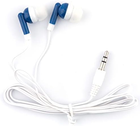Bulk Pack of 50 Individually Wrapped Earbuds – Premium Classroom Headphones for Schools, Libraries, and Hospitals – Enhanced Compatibility, Lightweight Design, and High-Quality Sound for Focused Listening