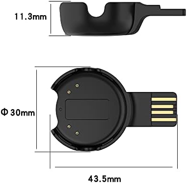 Fit Turn 2 Pack Magnetic USB Charger for Polar Sense & OH1 – Travel-Friendly Fast Charging Solution with Lightweight Design for Smartwatch Power Needs – Efficient Cordless Charging with Enhanced Compatibility