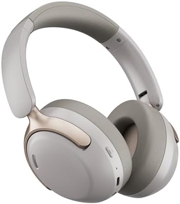 Experience Superior Audio with LORELEI QC30 Wireless Over-Ear Headphones – 60-Hour Battery Life, Advanced Hybrid Active Noise Cancellation, Bluetooth 5.4 Technology, and Rich Deep Bass for Unmatched Sound Quality in Stylish Space Black Finish Perfect for Audiophiles and Travelers.