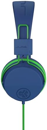 Experience Superior Sound with JLab JBuddies Studio On-Ear Kids Headphones – Safe Volume Limiter, Adjustable & Folding Design, Noise Isolation, Built-in Mic for Toddler Audio Enjoyment (Graphite/Blue) – Perfect for Home, School, and Travel