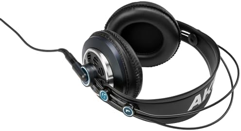 AKG K240 Studio Headphones in Luxurious Gold – Premium Over-Ear Design for High-Fidelity Audio Monitoring – Unmatched Comfort & Durability for Audiophiles and Audio Professionals – Perfect for Studio and Casual Listening