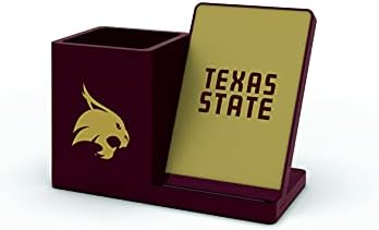 NCAA Unisex Fast Wireless Charging Stand & Desk Organizer – Stylish Multi-Device Charger for Sports Enthusiasts, Efficient Workspace Solution with Built-in Accessory Compartments