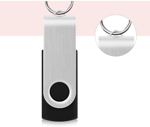 KOOTION 10-Pack 8 GB USB Flash Drives – High-Speed, Portable Memory Sticks with Keychain Design for Effortless Data Transfer and Storage Solutions – Compatible with PCs, Laptops, and Consoles