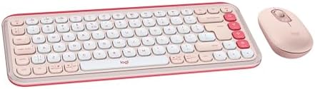 Elevate Your Workspace with the Logitech POP ICON Wireless Bluetooth Keyboard – Stylish Graphite & White Design, Effortless Multi-Device Switching, Comfortable Low-Profile Typing, and Customizable Keys for Enhanced Productivity on Laptops, Tablets, and PCs