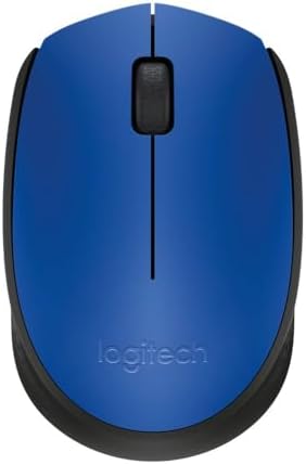 Logitech M170 Wireless Mouse – Ultra-Responsive Optical Tracking, Ambidextrous Design for All Users, 2.4 GHz USB Mini Receiver, 12-Month Battery Life, Perfect for PC, Mac & Laptop – Elevate Your Productivity with Seamless Wireless Freedom