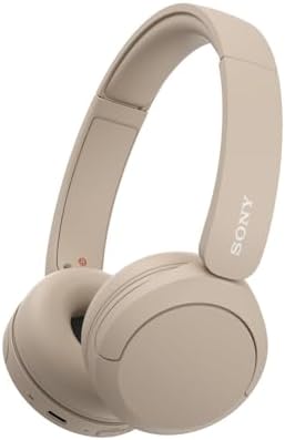 Sony WH-CH520 Bluetooth On-Ear Headphones – Superior 50-Hour Battery Life with Rapid Charge Technology for Endless Listening, Ultra-Lightweight with Comfortable Fit, Integrated Hands-Free Mic for Calls – Premium Audio Performance for Music and Meetings