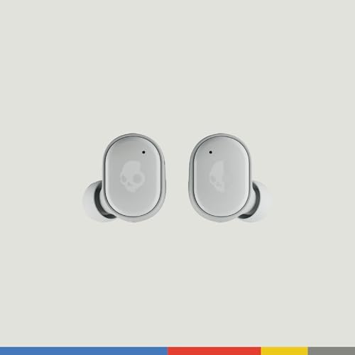 Skullcandy Grind Fuel Wireless Earbuds – Bluetooth Headphones with 40-Hour Battery Life, Noise-Isolating Comfort, and Wireless Charging Case – Customizable Audio via Skull-i Q App – True Black/Orange – Perfect for Music Lovers on the Go