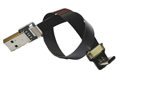 Compact 90-Degree USB Type-C to USB A FPC Cable – Slim Flat Design for Efficient Charging & Syncing (20 CM) – Perfect for Tight Spaces & Enhanced Durability