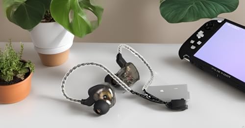 KZ ZSN PRO X Dual Driver Earbuds – Hi-Fi Stereo Headphones with Balanced Armature & Dynamic Driver, Ergonomic Comfort for Optimal Listening, Detachable Cable & Built-In Microphone, Perfect for Audiophiles & Everyday Use – Golden Finish