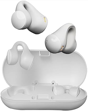 Revolutionary Wireless Bone Conduction Ear Clip Headphones – Open Ear Bluetooth Earbuds for Ultimate Comfort and Awareness – Ergonomic, Sweat-Resistant Design with Long Battery Life – Perfect for Outdoor Activities and Daily Use