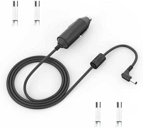 10 ft High-Performance Car Charger for Inogen One G2, G3, G4, G5 – Reliable 12 V Power Cord Replacement for Models BA-306, BA-301, BA-302, BA-303 – Ultimate Travel Companion for Oxygen Therapy Users