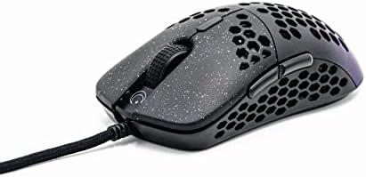 Gwolves Hati HTS Ultralight Honeycomb Wired Gaming Mouse – 48 g Precision with 16,000 DPI Sensor, Low Latency, Anti-Interference, 6 Customizable Buttons, On-Board Memory for PC/Mac/Laptop – Stardust Golden Small Edition for Maximum Speed and Comfort