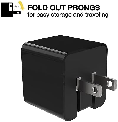 Scosche HPDC60 Powervolt 60 W USB Type-C Wall Quick Charger – Ultra-Fast Power Delivery 3.0 Adapter for Phones, Tablets & More – Compact Travel-Friendly Design in White – Reliable Overcharge Protection & Universal Compatibility