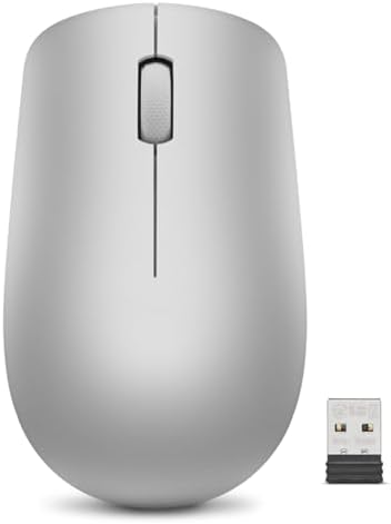 Lenovo 530 Wireless Mouse – Ergonomic Abyss Blue Design with 2.4 GHz Nano USB Receiver, 1200 DPI Optical Sensor for Precision Tracking, Lightweight & Portable for Effortless Navigation, Ideal for Left & Right-Handed Users, Perfect Companion for Work or Travel