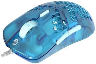 Gwolves Hati HTS Ultralight Honeycomb Wired Gaming Mouse – 48 g Precision with 16,000 DPI Sensor, Low Latency, Anti-Interference, 6 Customizable Buttons, On-Board Memory for PC/Mac/Laptop – Stardust Golden Small Edition for Maximum Speed and Comfort