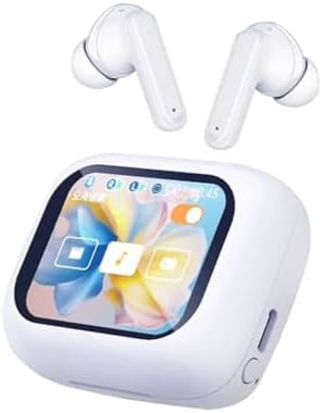 Z60 Bluetooth 5.3 Wireless Earbuds with Advanced Active Noise Cancelling – 40-Hour Battery Life, Touch Control, and IPX8 Waterproof for Ultimate Durability – Perfect for Commuters and Fitness Enthusiasts Seeking Superior Sound Quality