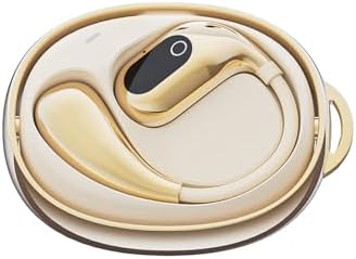 Innovative Open Ear Wireless Earbuds with Bluetooth 5.4 – Ergonomic Anti-Hearing Loss Design for Comfort, IPX5 Waterproof Rating for All-Weather Use, 48-Hour Battery Life, and Unique Fidget Spinner Feature for Stress Relief – Ideal for Active Lifestyles and Immersive Sound Experience in Sleek White Finish