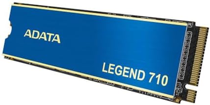 ADATA Legend 710 256 GB NVMe M.2 2280 SSD – Supercharge Your Workflow with 2100 MB/s Read & 1000 MB/s Write Speeds for Gamers and Professionals – Unmatched Durability & Broad Compatibility for Effortless High-Performance Computing