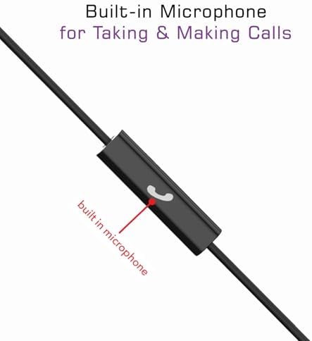 Maxell USB-C Wired Earbuds with Microphone – Ergonomically Designed for Ultimate Comfort and Superior Audio Performance | Compatible with All USB-C Devices, Perfect for Music Aficionados and Professionals | Tangle-Free Cable for Hassle-Free Use and Crystal-Clear Communication