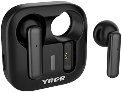 Chic Pink YK-11 Wireless Earbuds with Bluetooth 5.3 & Noise Cancellation – Lightweight Comfort & Compact Charging Case for Ultimate Audio Freedom – Perfect for i Phone & Android Users