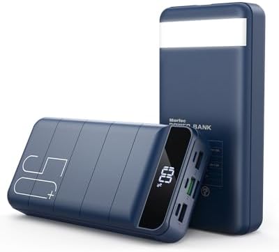High-Capacity 50000 m Ah Portable Power Bank with Fast Charging 22.5 W – Multi-Device USB-C Battery Pack for i Phone, Samsung Galaxy & More – Ultimate Reliability for On-the-Go Charging