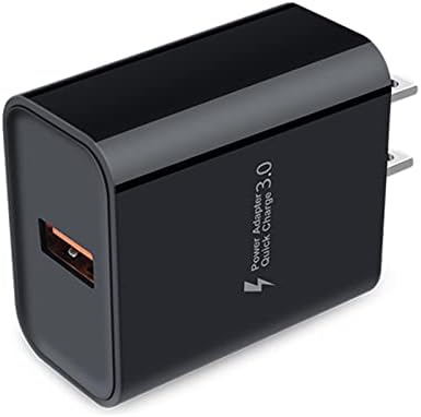 Samsung 18 W Quick Charge 3.0 USB Wall Charger – High-Speed 3 A Power Adapter for Galaxy S24, S23, S22, S21, S20, S10, S9, S8, Z Flip Series, and A-Line Devices – Ultimate Portability and Enhanced Safety Features for On-the-Go Charging