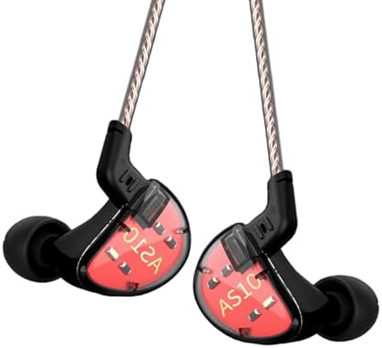 Achieve Studio-Quality Sound with keephifi KZ AS10 IEM Earphones – 5 Balanced Armature Drivers, Ergonomic Noise-Cancelling Design, Detachable Cable for Musicians, Singers & Drummers, Integrated Microphone for Effortless Connectivity and Performance