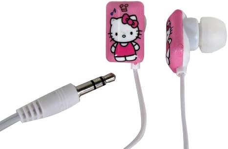 Hello Kitty Wireless Earbuds – Stylish White & Pink In-Ear Headphones with Superior Sound Quality and Built-in Microphone for Seamless Connectivity – Perfect for Music Lovers and Fans of Iconic Character