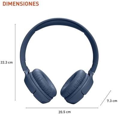 JBL Tune 520 BT Wireless On-Ear Headphones – Unmatched 57-Hour Battery Life with Quick Charge, Ultra-Comfortable Foldable Design, Voice Aware for Effortless Hands-Free Calls, Lightweight Portability in Striking Purple – Ideal for Music Lovers & Daily Travelers