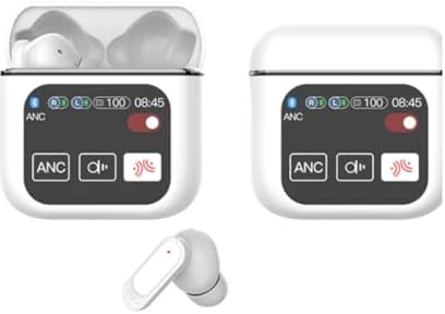 Elevate Your Audio Experience with 40-Hour Playtime Wireless Earbuds Featuring Advanced ANC & ENC Noise Cancellation – Immerse Yourself in Crystal-Clear Sound with 6-Mic Clarity and Smart Charging Case in Sophisticated White – Perfect for Commuters, Fitness Buffs, and Everyday Use Elevate Your Audio Experience with 40-Hour Playtime Wireless Earbuds Featuring Advanced ANC & ENC Noise Cancellation – Immerse Yourself in Crystal-Clear Sound with 6-Mic Clarity and Smart Charging Case in Sophisticated White – Perfect for Commuters, Fitness Buffs, and Everyday Use